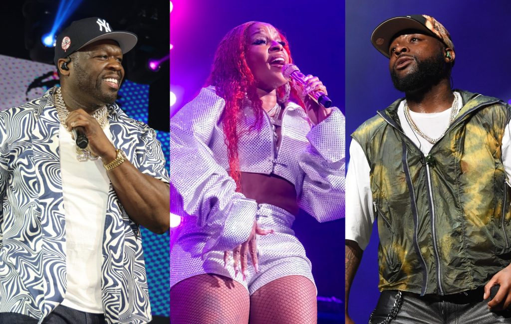 50 Cent, Mary J. Blige & Davido performing in London